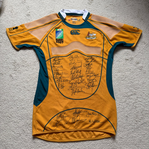 2007 Wallabies RWC Jersey - L (Fully Signed)