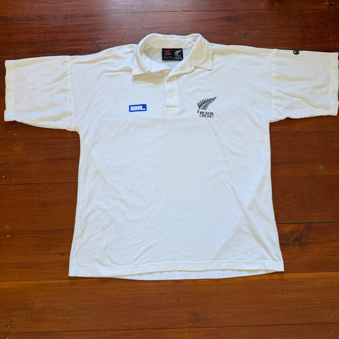1996* NZ Cricket / Blackcaps Test Shirt - L (All Blacks)
