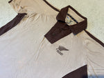2002* NZ Beige Brigade Cricket Shirt - L/XL (All Blacks)
