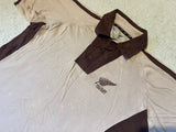 2002* NZ Beige Brigade Cricket Shirt - L/XL (All Blacks)