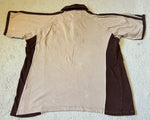2002* NZ Beige Brigade Cricket Shirt - L/XL (All Blacks)