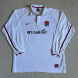 2001 England Home Jersey - XL
