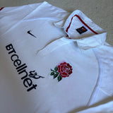 2001 England Home Jersey - XL
