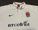 2001 England Home Jersey - L