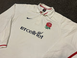 2001 England Home Jersey - L