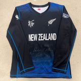 2015 Black Caps Cricket World Cup Jersey - L (Signed) - photo 1
