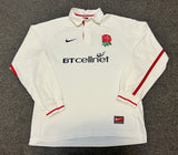 2001 England Home Jersey - M