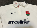 2001 England Home Jersey - M