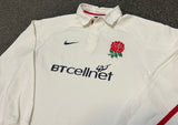 2001 England Home Jersey - M