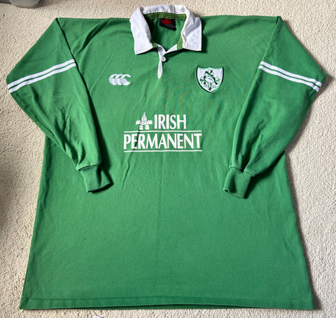 2002 Ireland Home Jersey - 2XL (L/S)