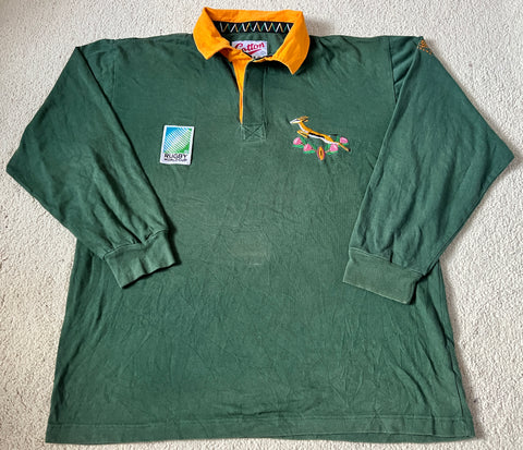 1995 Springboks Cotton Traders RWC Jersey - L