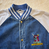 Highlanders Denim Varsity Jacket - L - photo 3