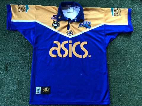 sewn retro AUTHENTIC ABL SYDNEY BLUE SOX #8 AUSTRALIA LEAGUE TEAM Jersey-XL  COX