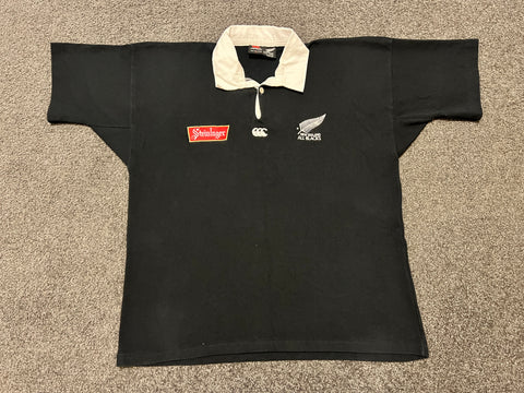 1994 All Blacks Steinlager Home Jersey - L