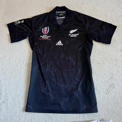 2018 All Blacks 7s RWC Jersey - M/8 (Player Issue Sample)
