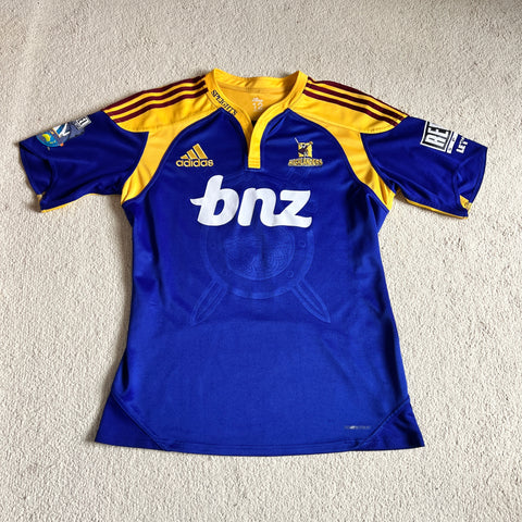 2009 Highlanders Match Worn Jersey (#4, Hayden Triggs)