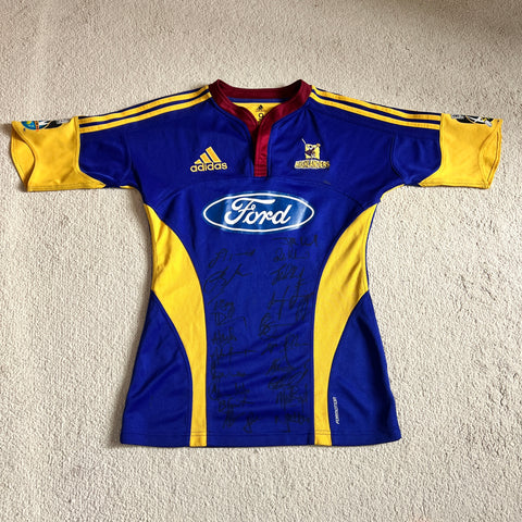 2007 Highlanders Match-Worn Jersey (Fully Signed, #21)