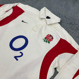 2005 England Home Jersey - L