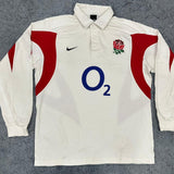 2005 England Home Jersey - L
