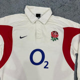 2005 England Home Jersey - L