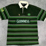 2000s Guinness Green Stripe Rugby Jersey - L - photo 1