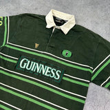2000s Guinness Green Stripe Rugby Jersey - L - photo 3