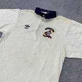 1990s* Umbro Classic Rugby Five Nations Polo - L - photo 3