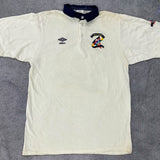 1990s* Umbro Classic Rugby Five Nations Polo - L - photo 1